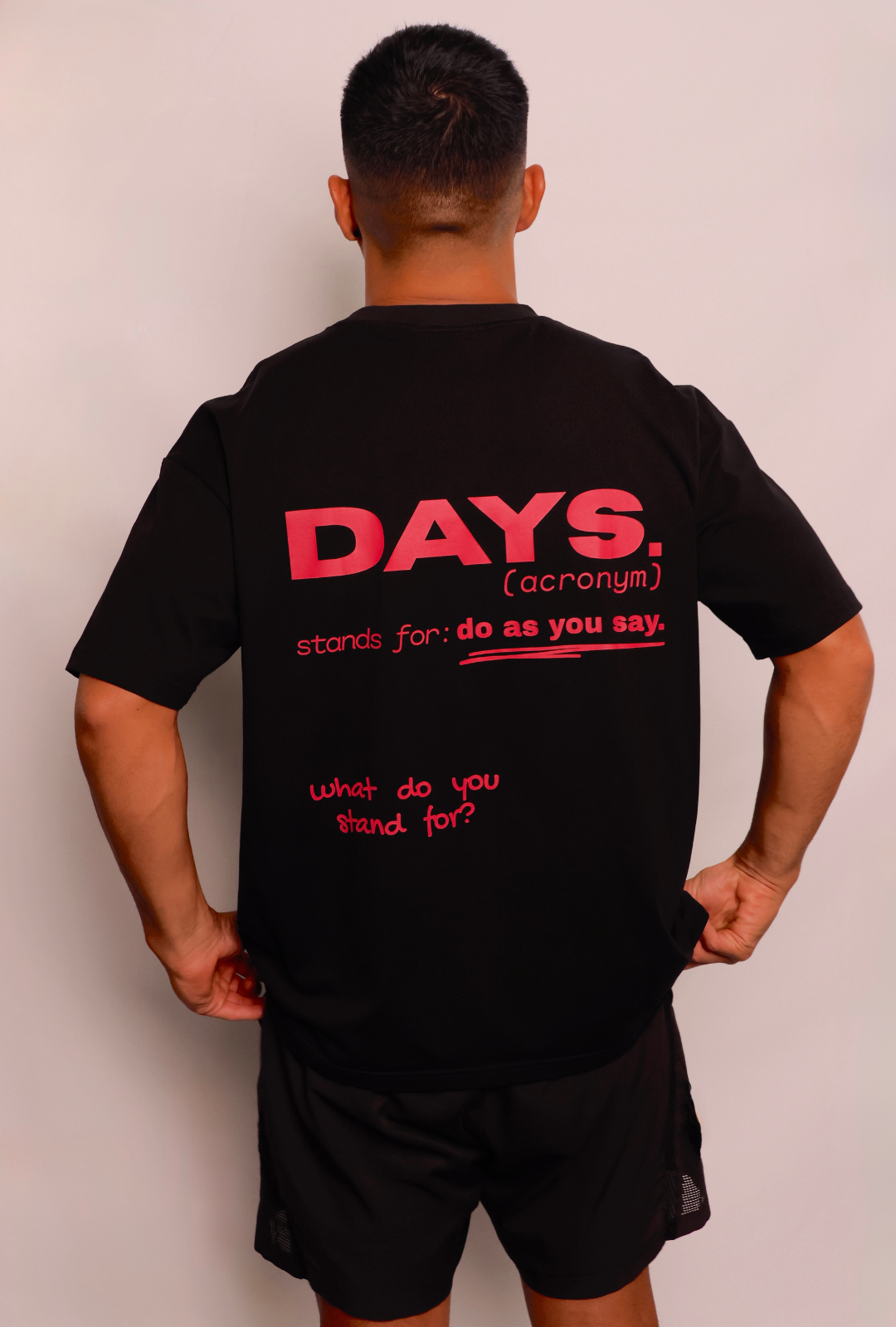 OG DAYS TEE Black/Pink