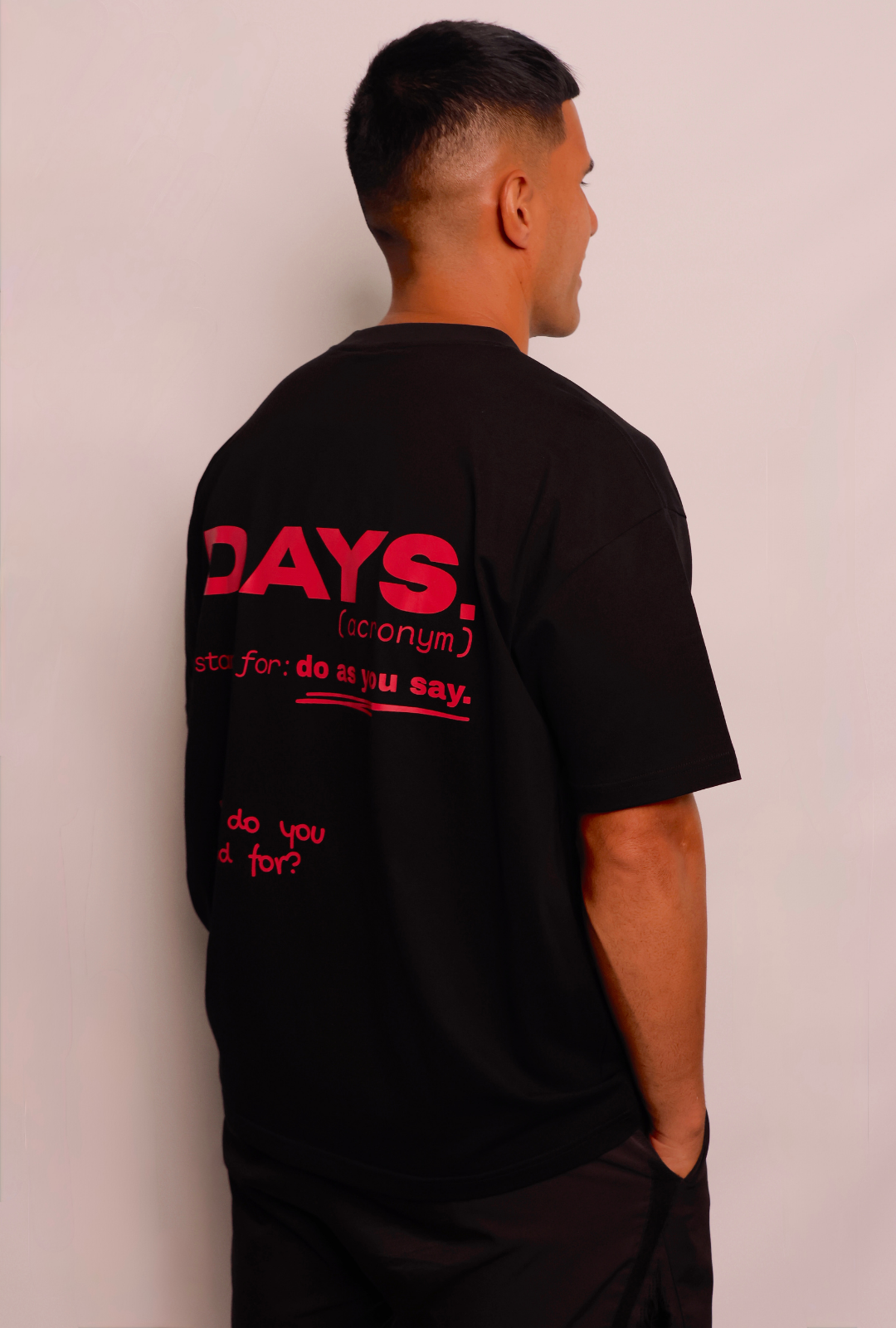 OG DAYS TEE Black/Pink