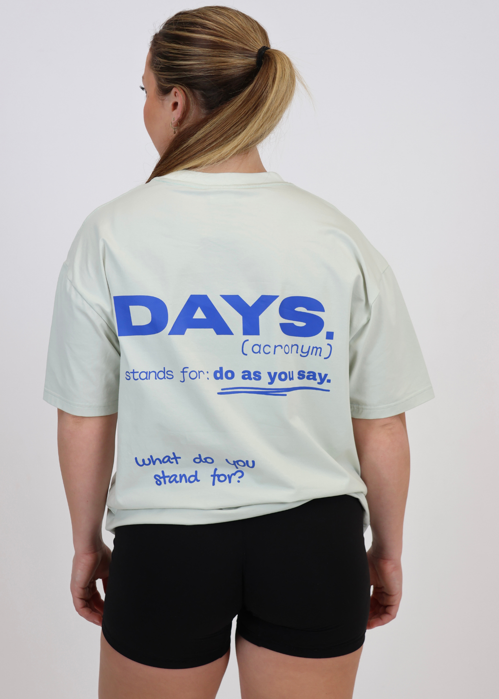 OG DAYS TEE Fog/Blue