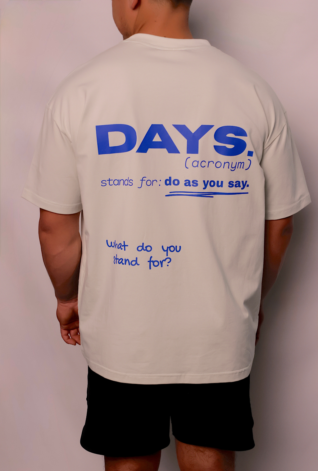 OG DAYS TEE Fog/Blue