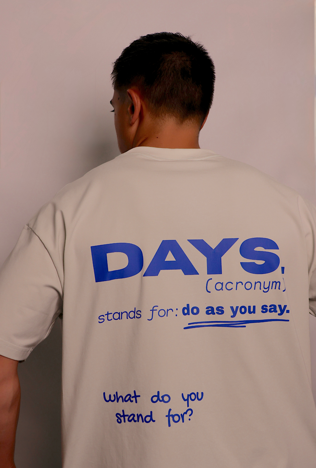 OG DAYS TEE Fog/Blue