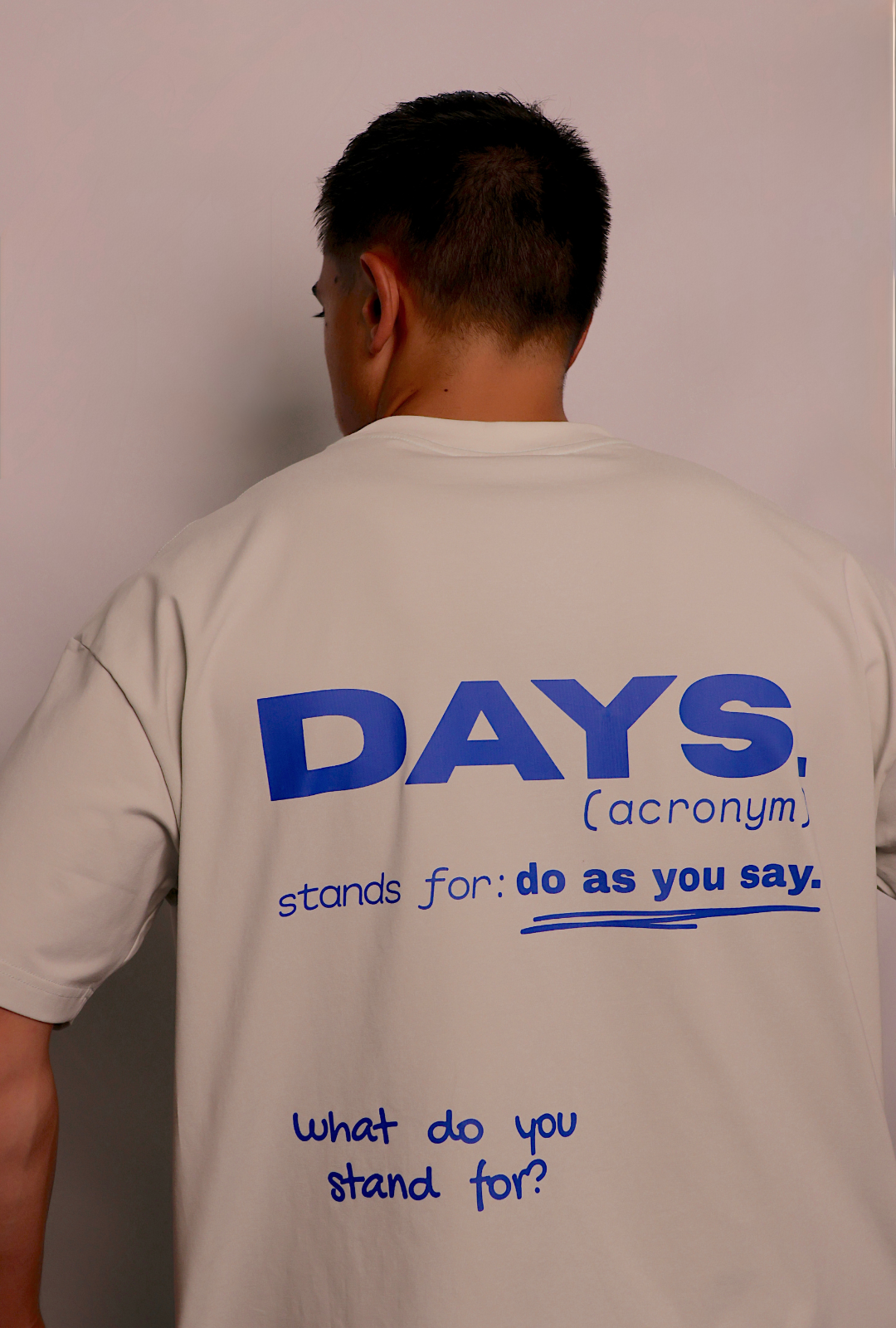 OG DAYS TEE Fog/Blue